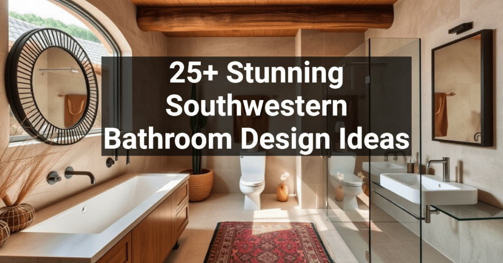 25+ Stunning Southwestern Bathroom Design Ideas