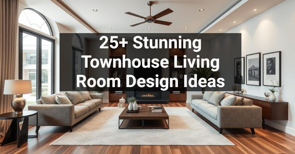 25+ Stunning Townhouse Living Room Design Ideas