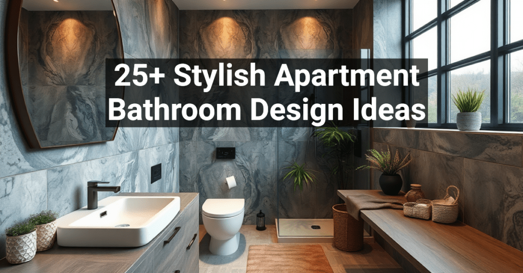 25+ Stylish Apartment Bathroom Design Ideas