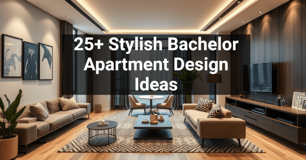 25+ Stylish Bachelor Apartment Design Ideas