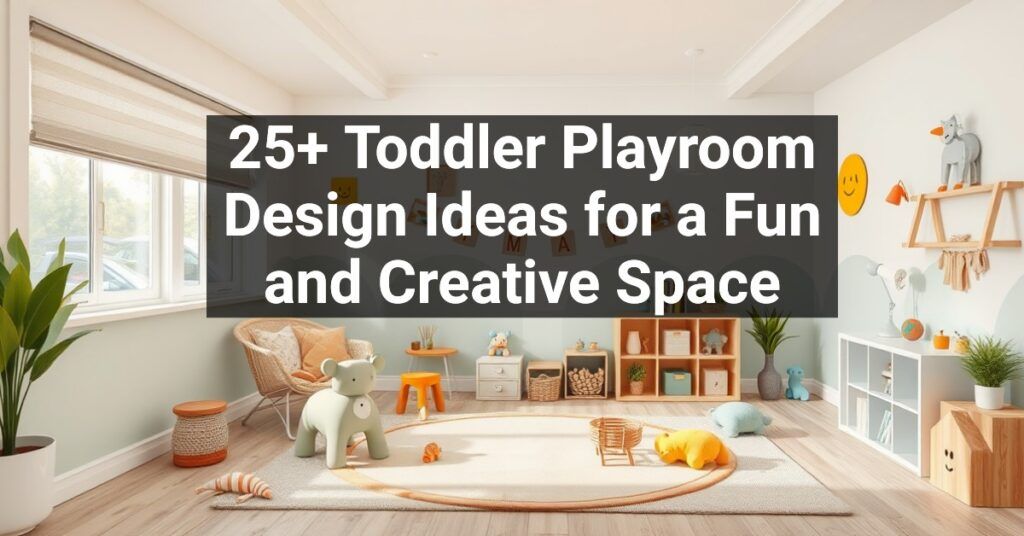 25+ Toddler Playroom Design Ideas for a Fun and Creative Space