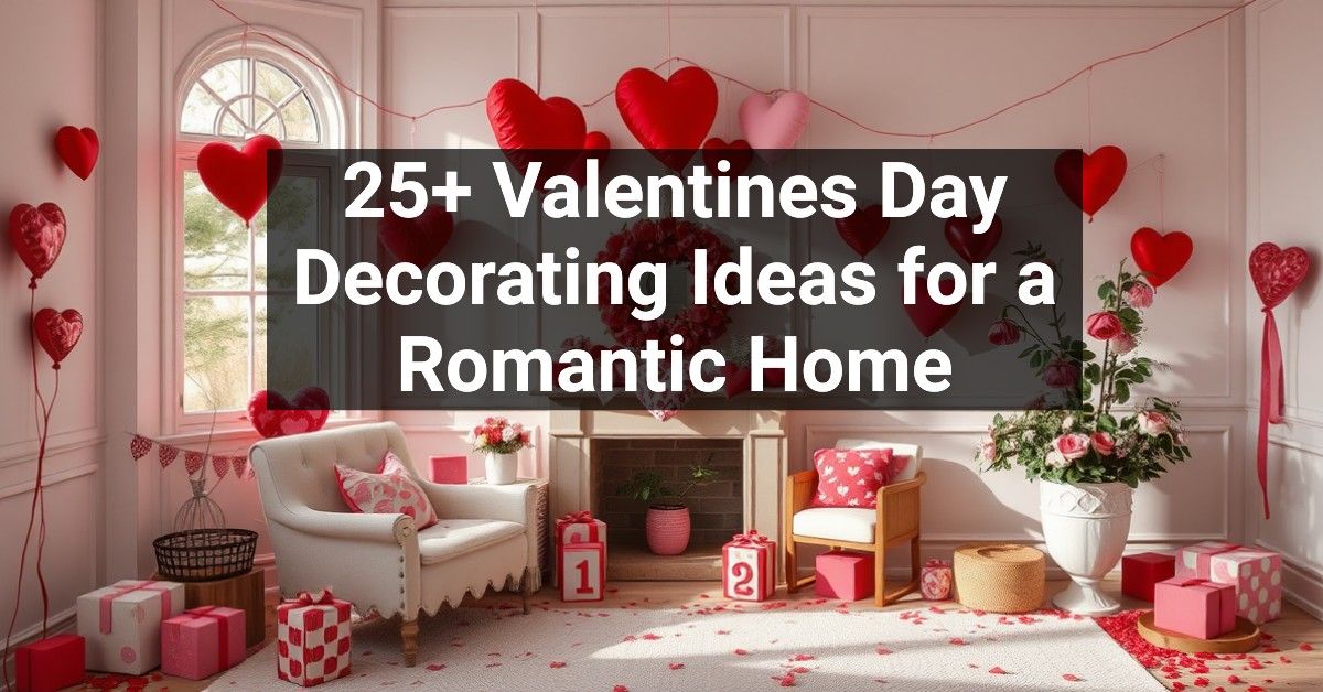 25+ Valentines Day Decorating Ideas for a Romantic Home