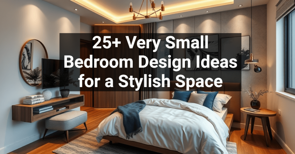 25+ Very Small Bedroom Design Ideas for a Stylish Space