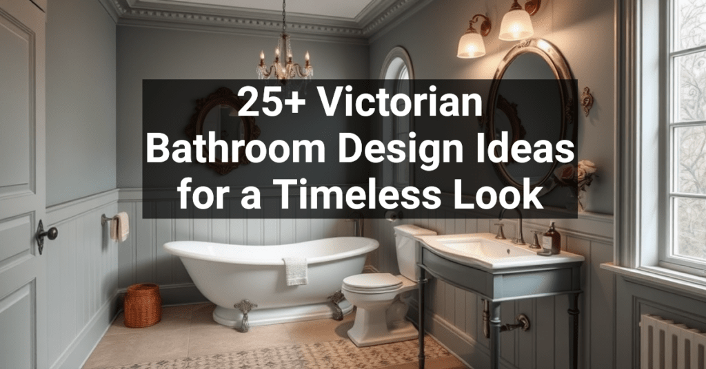 25+ Victorian Bathroom Design Ideas for a Timeless Look