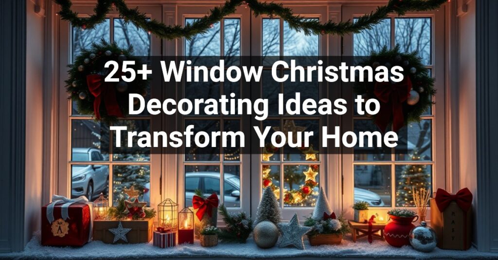 25+ Window Christmas Decorating Ideas to Transform Your Home