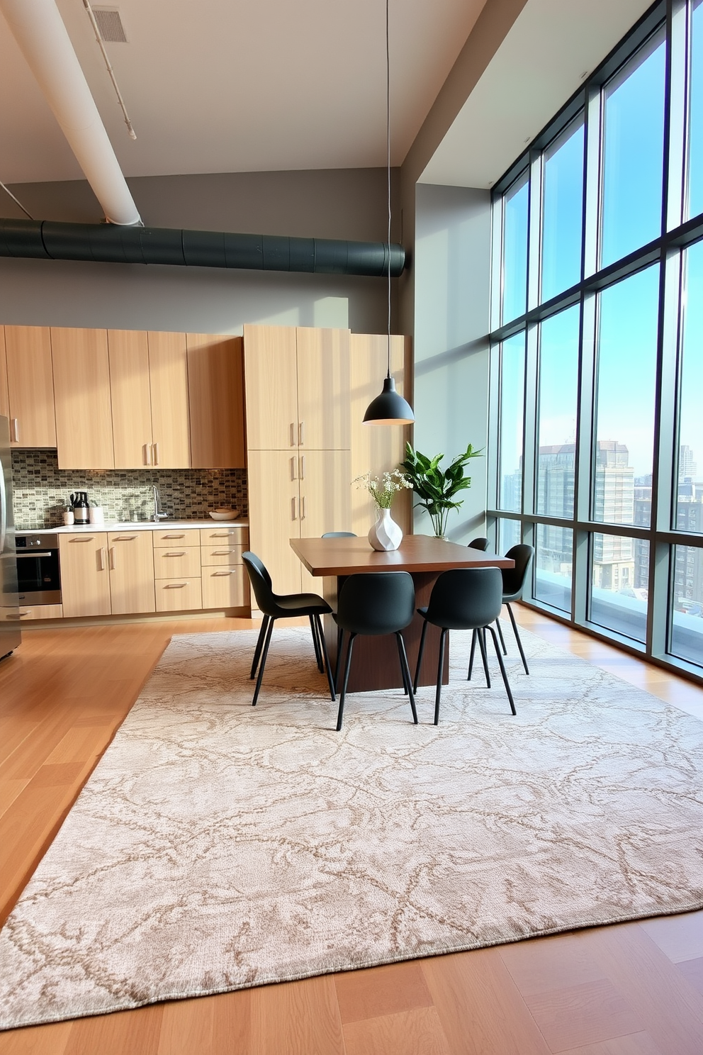 A modern apartment kitchen featuring a corner sink to maximize counter space. The cabinetry is sleek and minimalist, painted in a soft white with brushed nickel hardware, creating a bright and airy atmosphere. The countertops are a durable quartz in a light gray tone, providing ample workspace for meal prep. A stylish pendant light hangs above the sink, adding a touch of elegance to the functional layout.