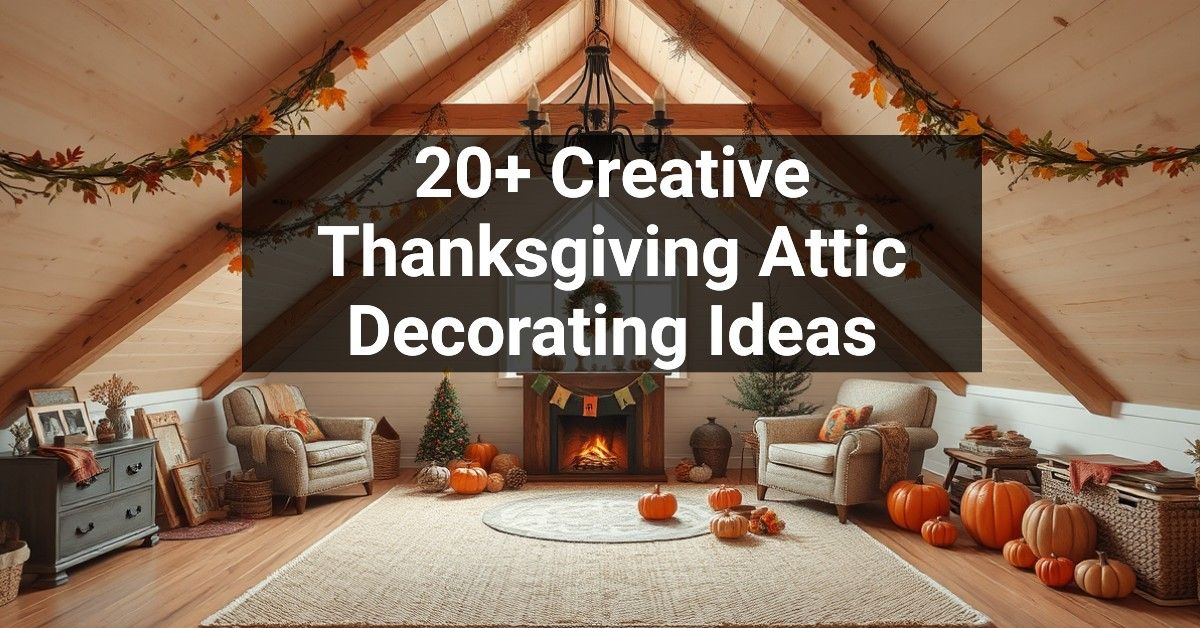 20+ Creative Thanksgiving Attic Decorating Ideas