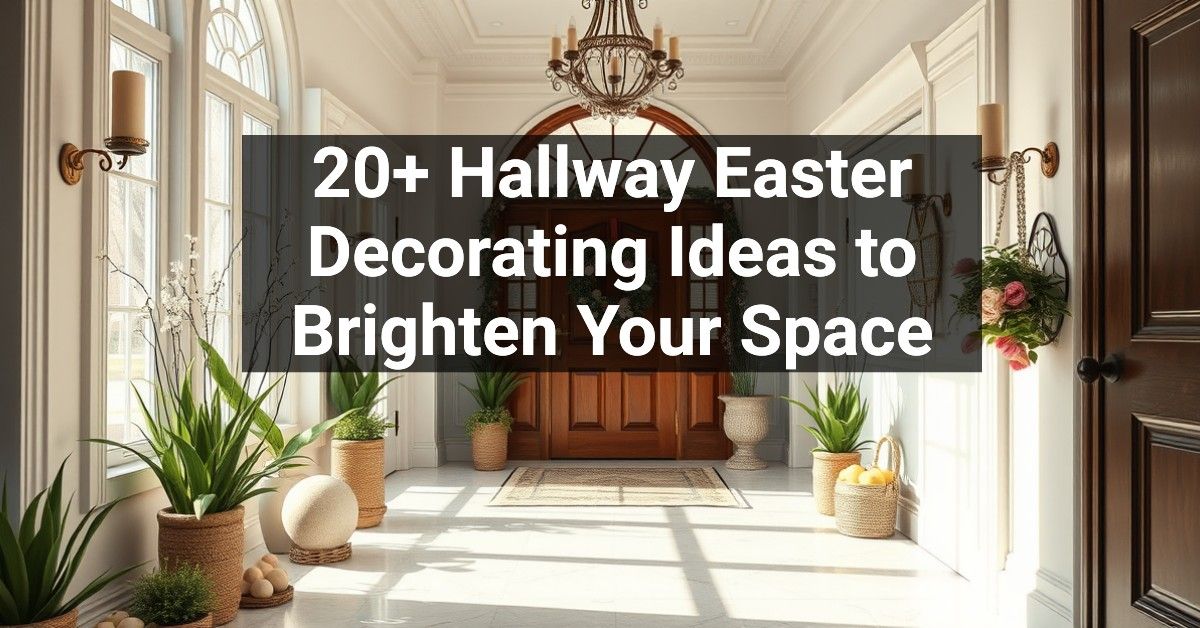 20+ Hallway Easter Decorating Ideas to Brighten Your Space