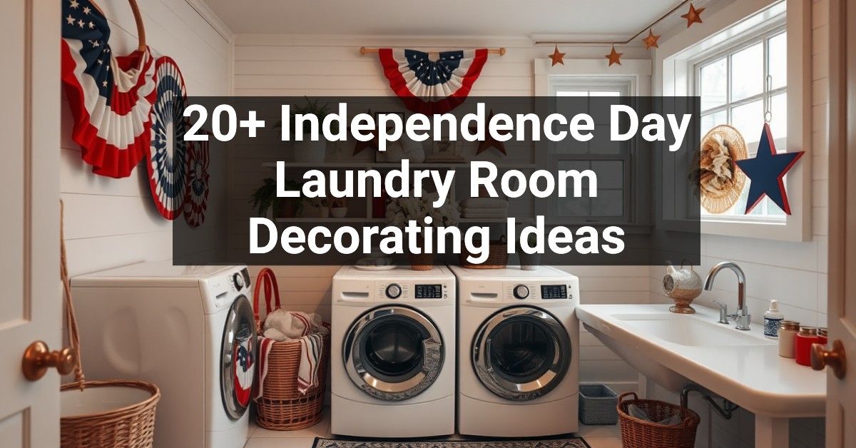 20+ Independence Day Laundry Room Decorating Ideas