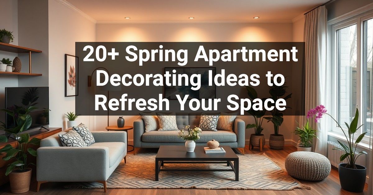 20+ Spring Apartment Decorating Ideas to Refresh Your Space