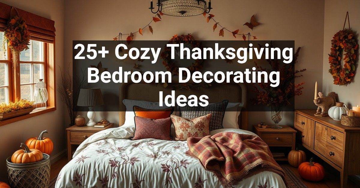 25+ Cozy Thanksgiving Bedroom Decorating Ideas