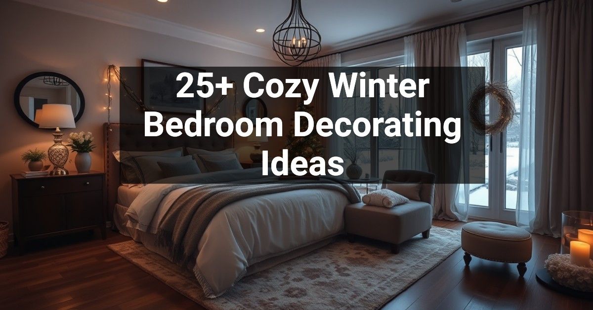 25+ Cozy Winter Bedroom Decorating Ideas