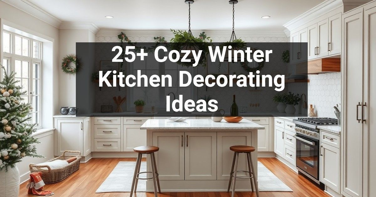 25+ Cozy Winter Kitchen Decorating Ideas