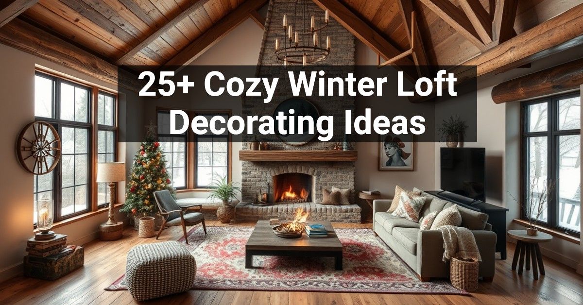 25+ Cozy Winter Loft Decorating Ideas