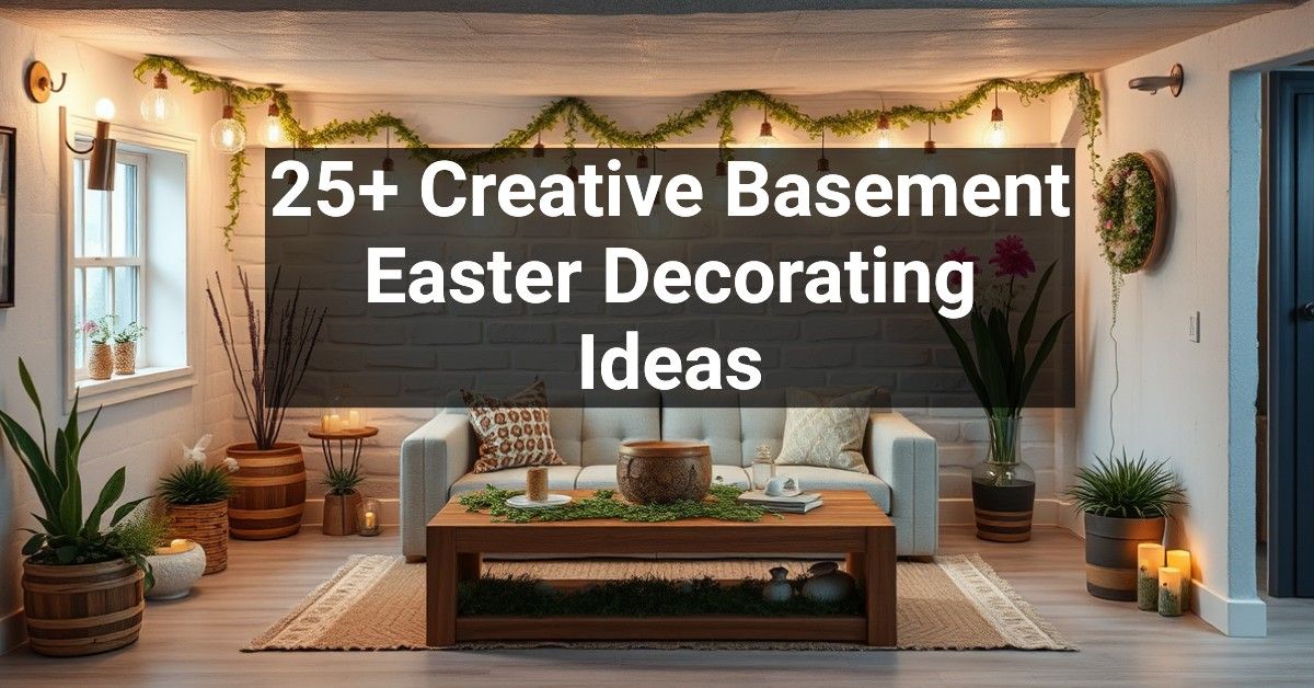 25+ Creative Basement Easter Decorating Ideas