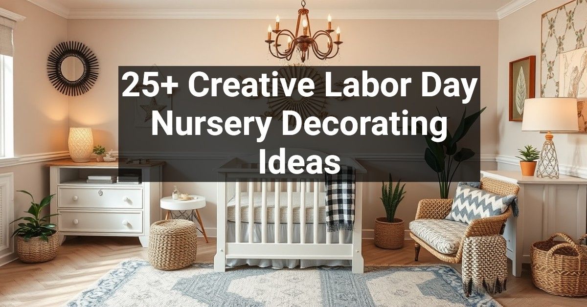 25+ Creative Labor Day Nursery Decorating Ideas