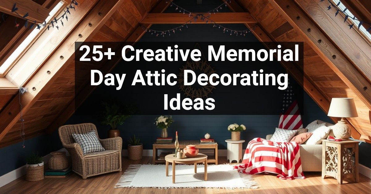 25+ Creative Memorial Day Attic Decorating Ideas