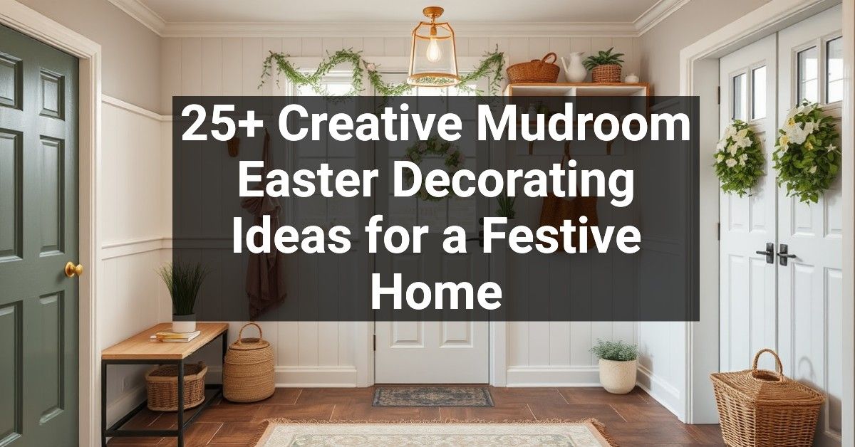 25+ Creative Mudroom Easter Decorating Ideas for a Festive Home