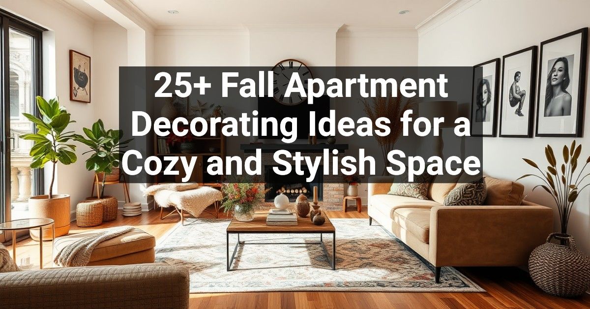 25+ Fall Apartment Decorating Ideas for a Cozy and Stylish Space