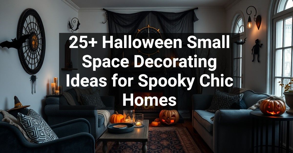 25+ Halloween Small Space Decorating Ideas for Spooky Chic Homes