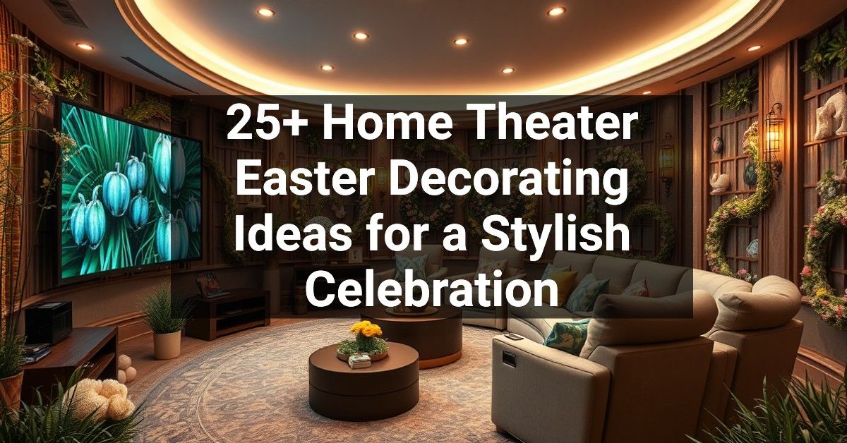 25+ Home Theater Easter Decorating Ideas for a Stylish Celebration