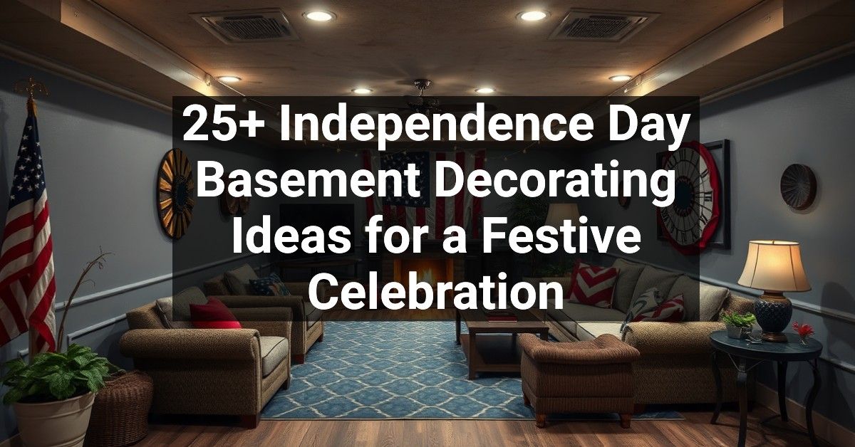 25+ Independence Day Basement Decorating Ideas for a Festive Celebration