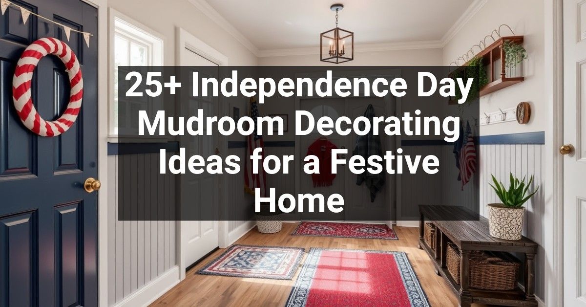 25+ Independence Day Mudroom Decorating Ideas for a Festive Home