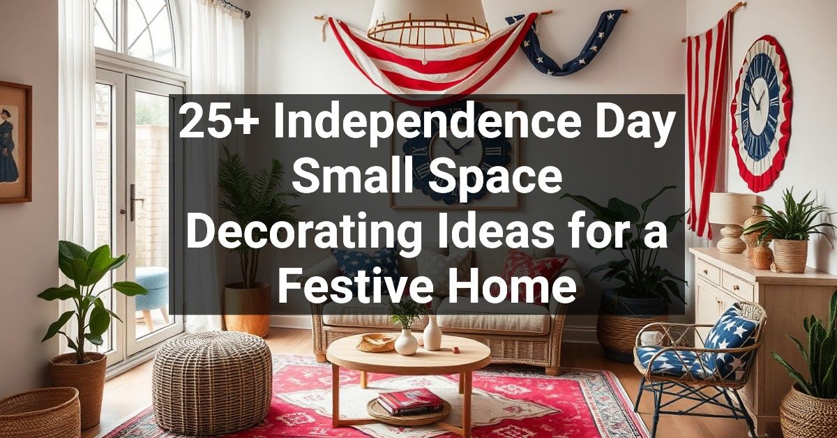 25+ Independence Day Small Space Decorating Ideas for a Festive Home