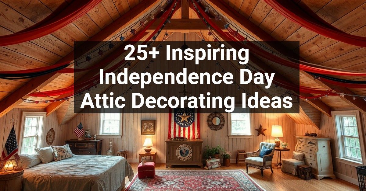 25+ Inspiring Independence Day Attic Decorating Ideas