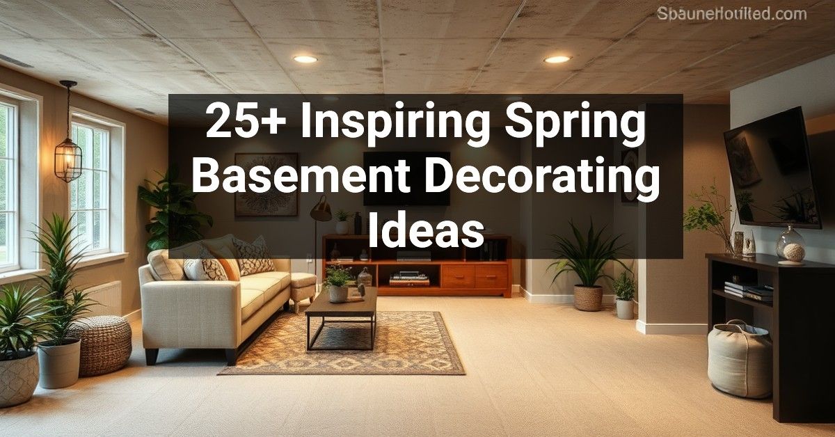 25+ Inspiring Spring Basement Decorating Ideas