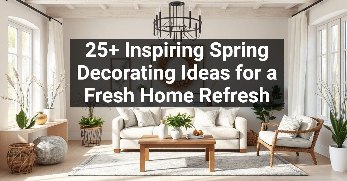 25+ Inspiring Spring Decorating Ideas for a Fresh Home Refresh