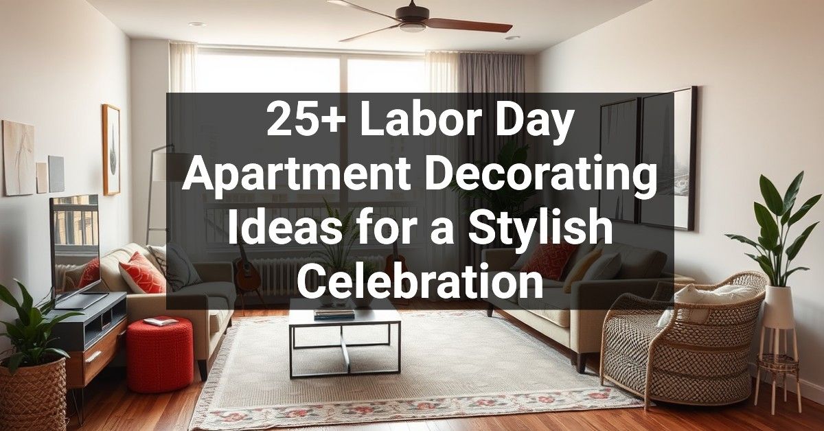 25+ Labor Day Apartment Decorating Ideas for a Stylish Celebration