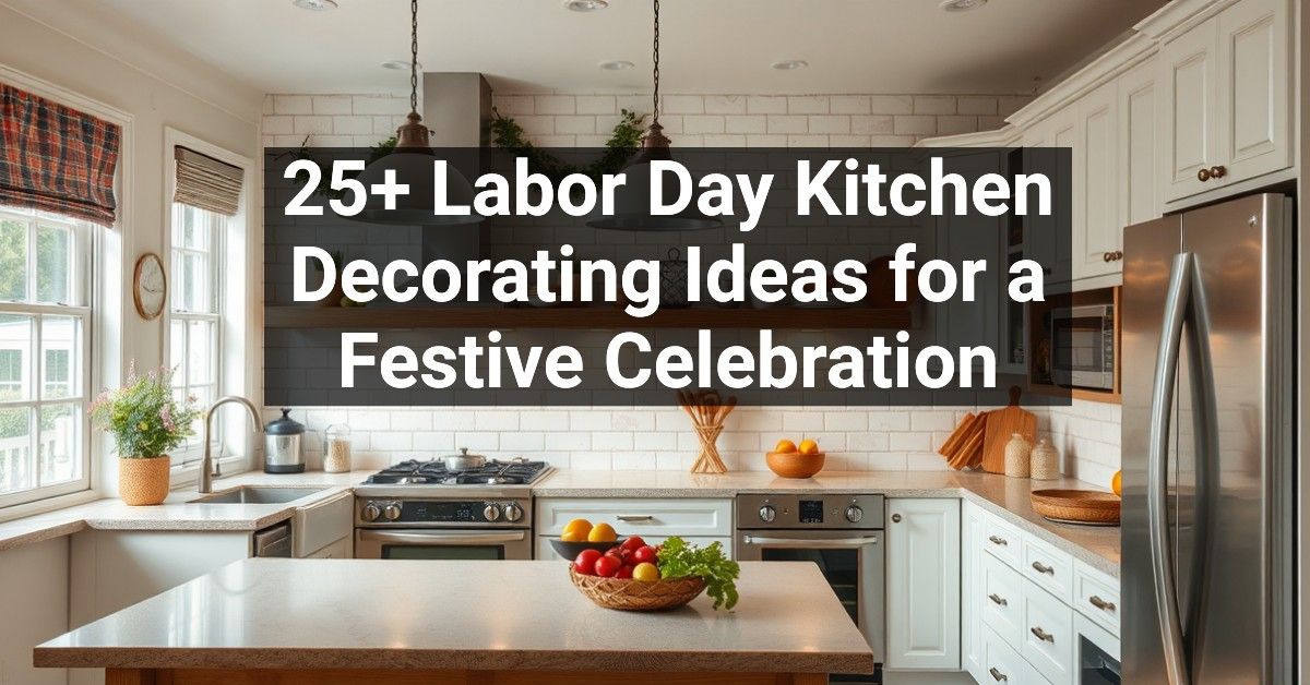 25+ Labor Day Kitchen Decorating Ideas for a Festive Celebration