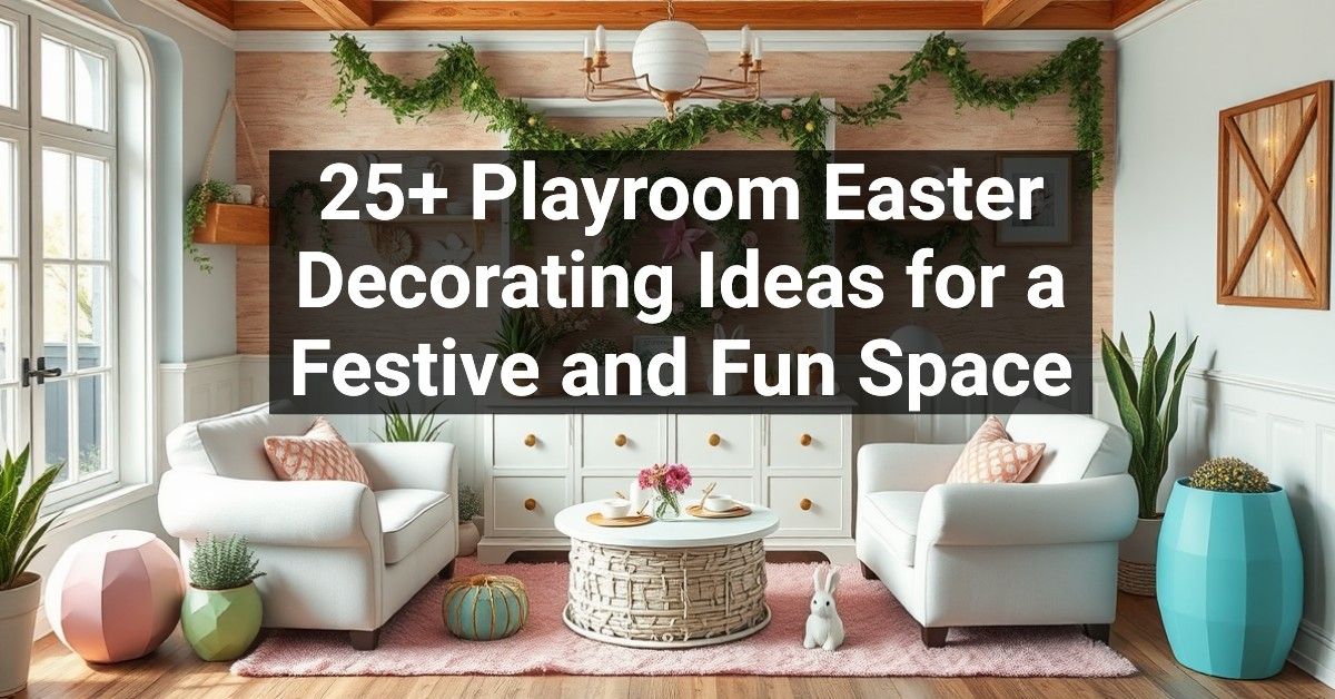 25+ Playroom Easter Decorating Ideas for a Festive and Fun Space