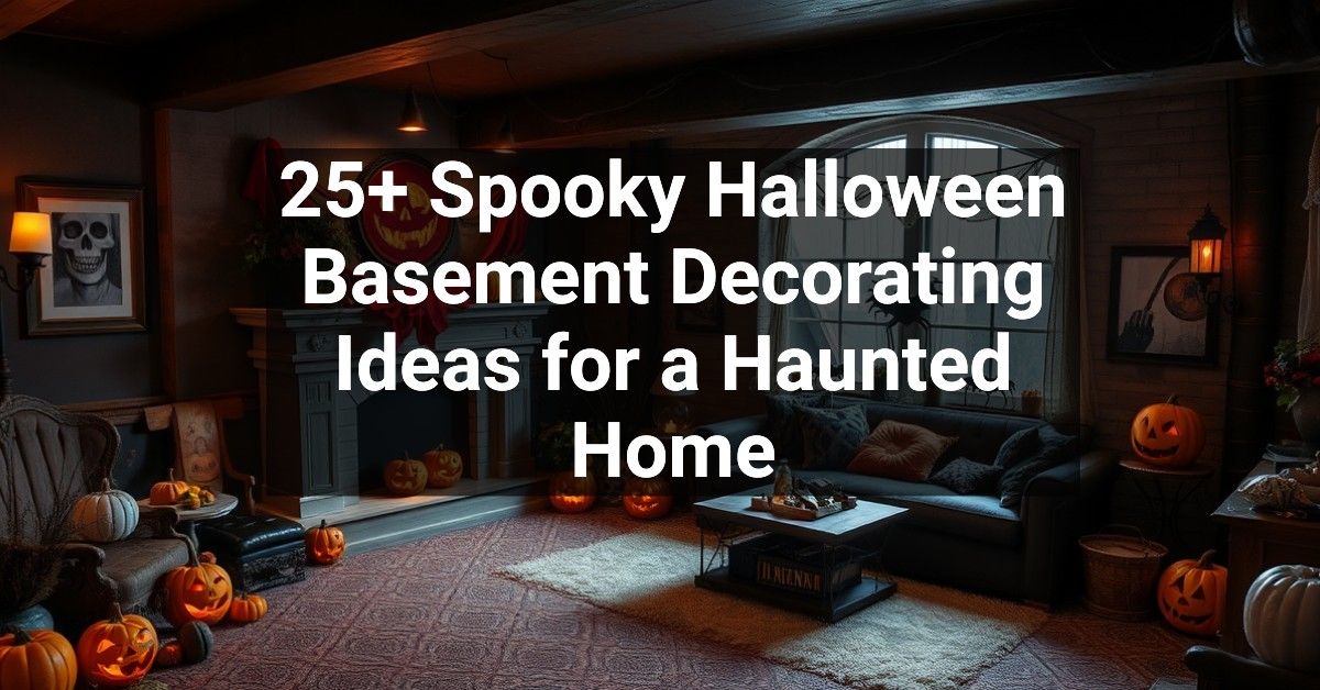 25+ Spooky Halloween Basement Decorating Ideas for a Haunted Home