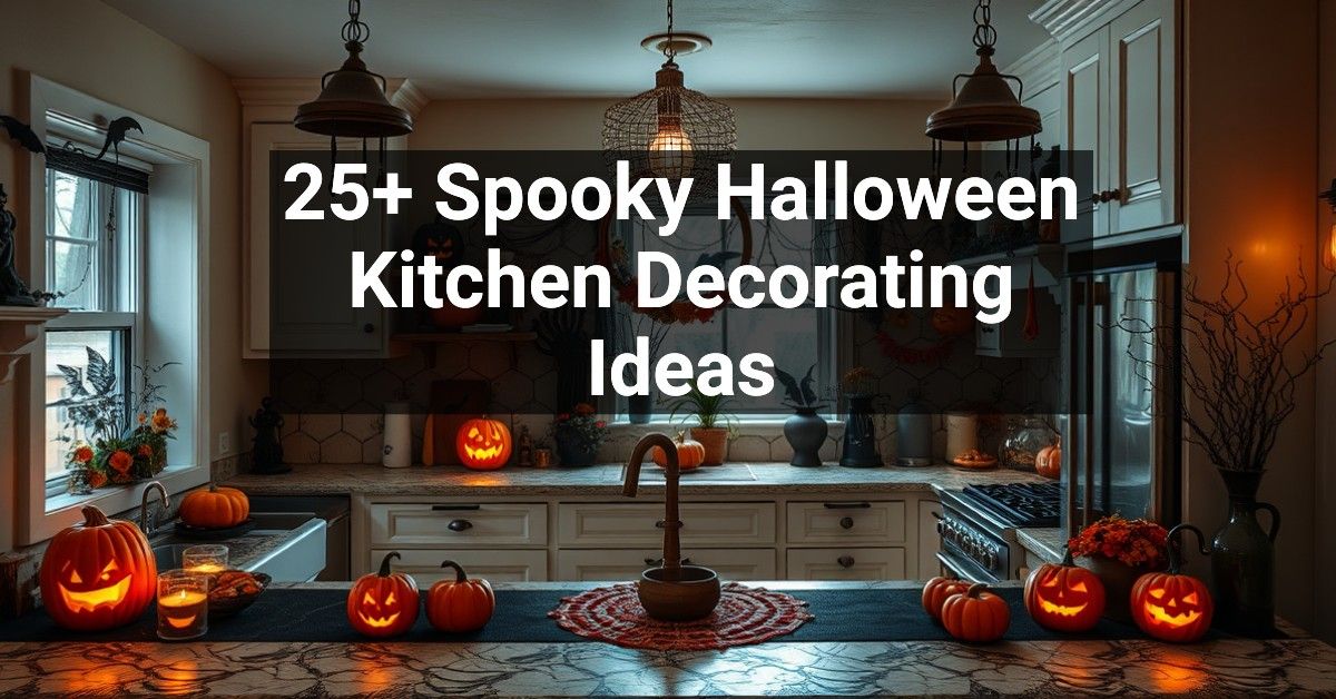 25+ Spooky Halloween Kitchen Decorating Ideas