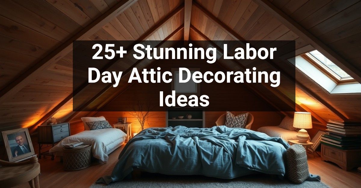 25+ Stunning Labor Day Attic Decorating Ideas