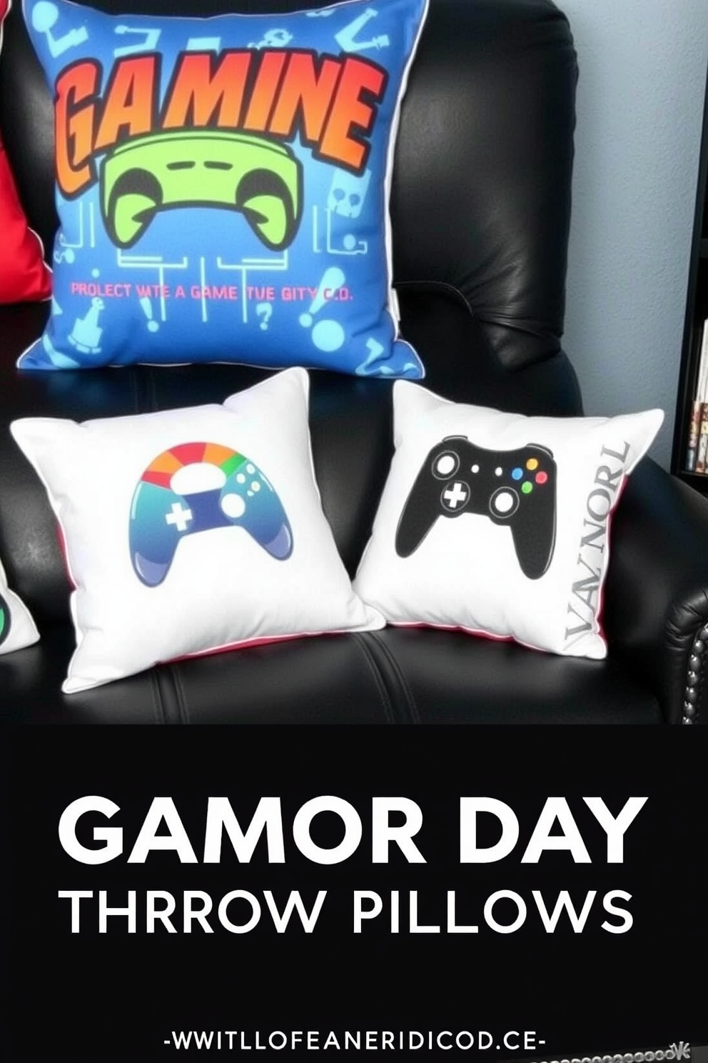 Gaming themed throw pillows designed for ultimate comfort. Each pillow features vibrant colors and graphics inspired by popular video games, creating an inviting atmosphere in your game room. Labor Day game room decorating ideas that incorporate festive elements. Use red, white, and blue accents alongside gaming memorabilia to celebrate the holiday while enjoying your favorite games.