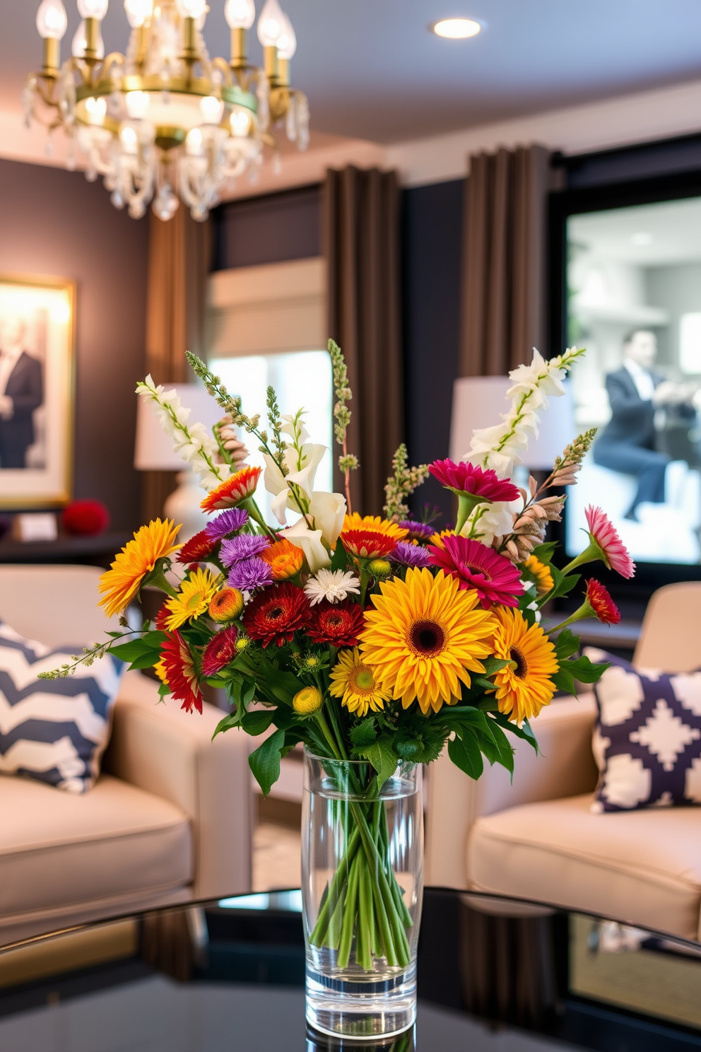 Seasonal floral arrangements for freshness. Imagine a vibrant display of seasonal flowers in a chic vase, bringing life and color to the room. Labor Day Home Theater Decorating Ideas. Picture a cozy home theater with plush seating, ambient lighting, and festive decorations celebrating the spirit of Labor Day.