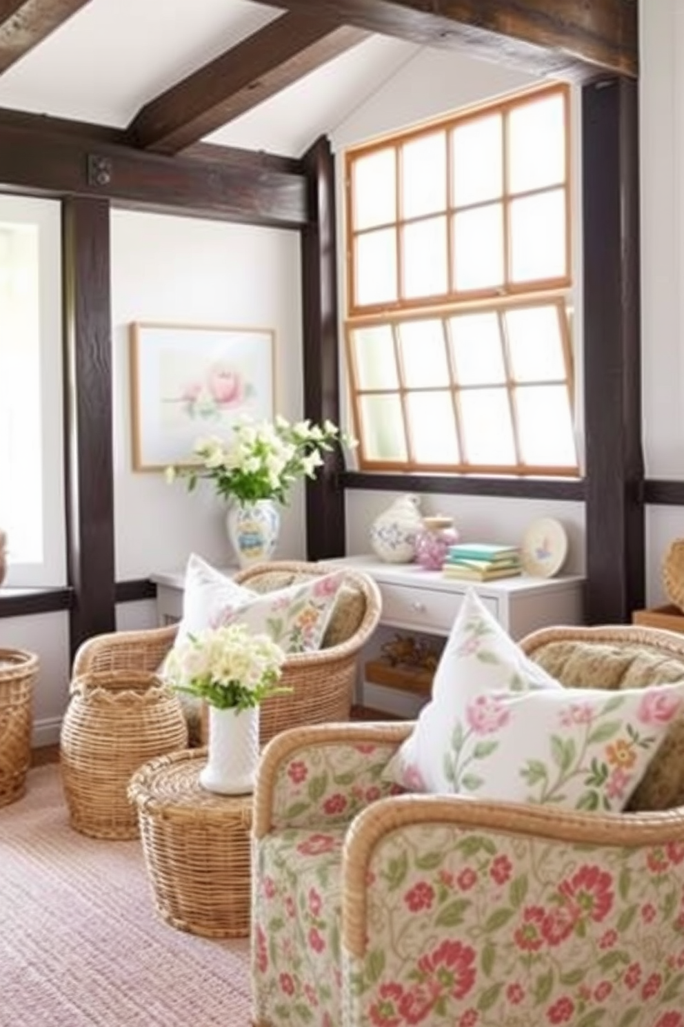 Handmade crafts for personal flair. Incorporate unique pieces like hand-painted pottery and woven baskets to add character to your space. Spring Attic Decorating Ideas. Use light pastel colors and floral patterns to create a fresh and inviting atmosphere in your attic retreat.