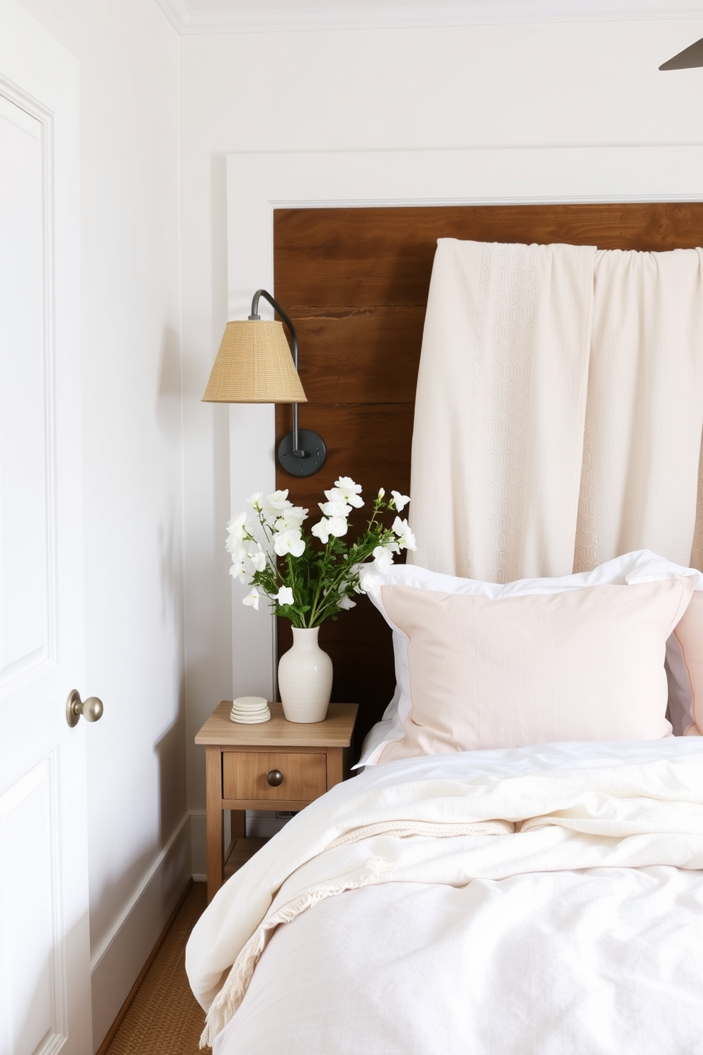 Lighten bedding with airy fabrics to create a fresh and inviting summer bedroom. Incorporate soft linens in pastel colors and lightweight cotton throws to enhance the relaxed ambiance.